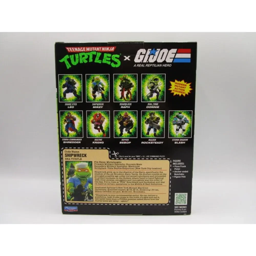 Teenage Mutant Ninja Turtles x G.I. Joe Shipwreck x Mikey Action Figure